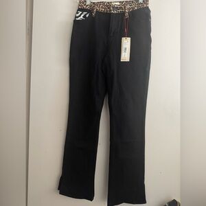 Alice + Olivia Animal Print premium denim Jeans pants NWT - Size 26